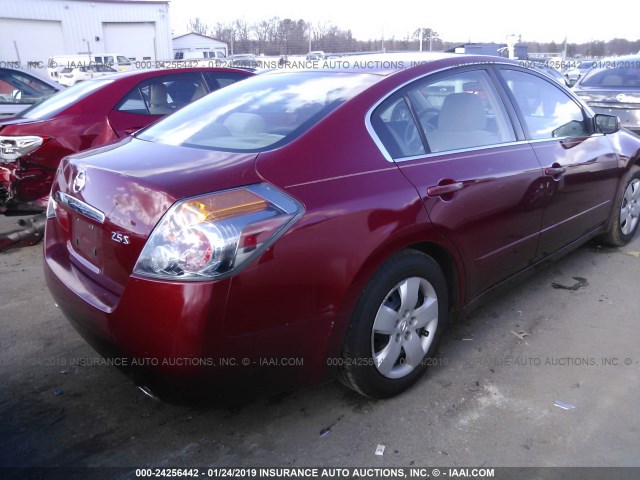 1N4AL21EX7N442708 - 2007 NISSAN ALTIMA 2.5/2.5S BURGUNDY photo 4