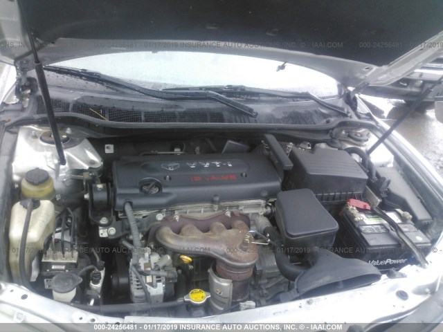 4T4BE46K19R096335 - 2009 TOYOTA CAMRY SE/LE/XLE 银色 照片 10