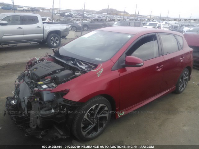 JTNKARJE3GJ521928 - 2016 TOYOTA SCION IM RED photo 2