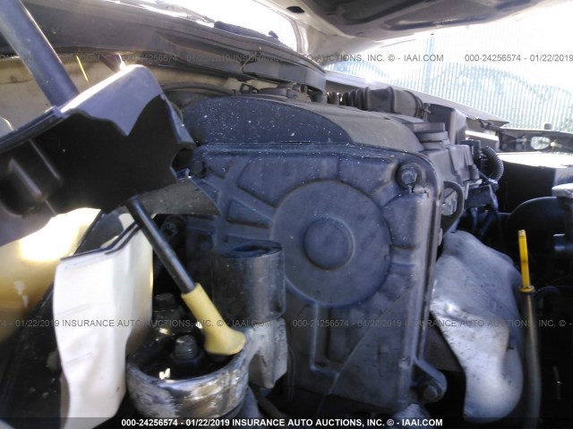 KNADE123986353746 - 2008 KIA RIO LX/SX SILVER photo 10