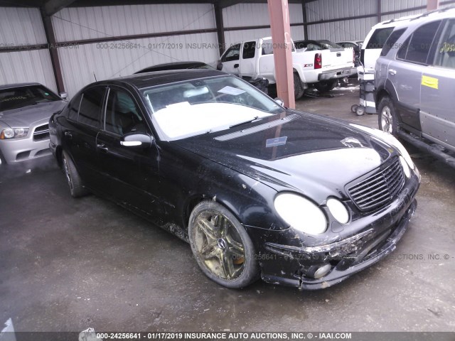 WDBUF76J14A554736 - 2004 MERCEDES-BENZ E 55 AMG BLACK photo 1