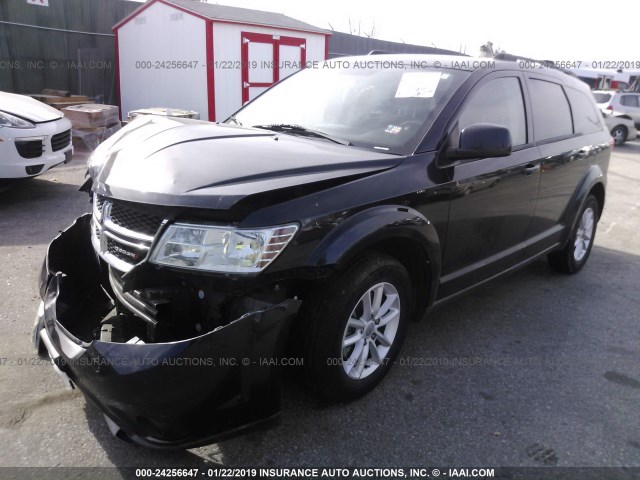 3C4PDCBG9DT541183 - 2013 DODGE JOURNEY SXT BLACK photo 2