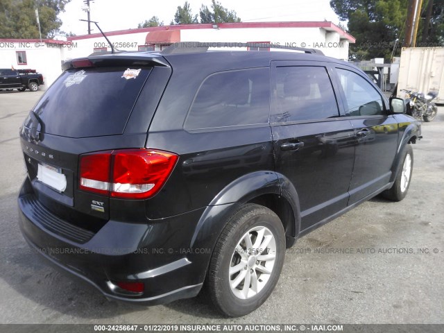 3C4PDCBG9DT541183 - 2013 DODGE JOURNEY SXT BLACK photo 4