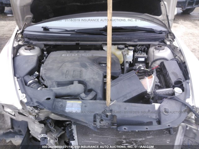 1G1ZC5E0XAF175917 - 2010 CHEVROLET MALIBU 1LT GOLD photo 10