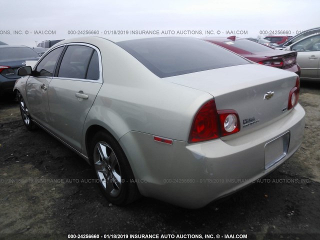 1G1ZC5E0XAF175917 - 2010 CHEVROLET MALIBU 1LT GOLD photo 3