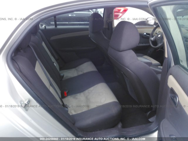 1G1ZC5E0XAF175917 - 2010 CHEVROLET MALIBU 1LT GOLD photo 8
