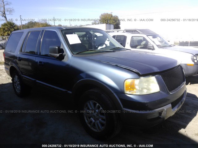 1FMRU17W64LA24539 - 2004 FORD EXPEDITION EDDIE BAUER BLUE photo 1