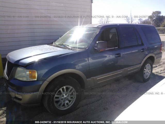 1FMRU17W64LA24539 - 2004 FORD EXPEDITION EDDIE BAUER BLUE photo 6