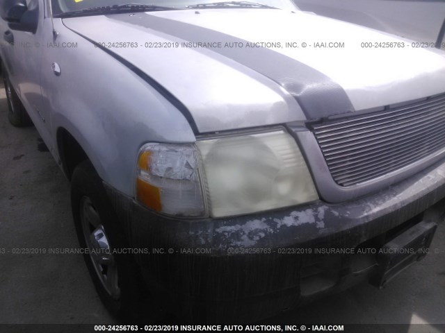 1FMZU62E62UB89140 - 2002 FORD EXPLORER XLS SILVER photo 6