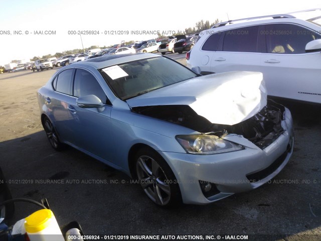 JTHBF5C20C5166008 - 2012 LEXUS IS 250 Light Blue photo 1