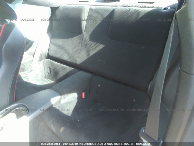 JF1ZNAA16D2706590 - 2013 TOYOTA SCION FR-S GRAY photo 8