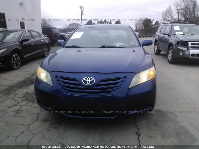 4T1BE46K97U109100 - 2007 TOYOTA CAMRY NEW GENERAT CE/LE/XLE/SE BLUE photo 6