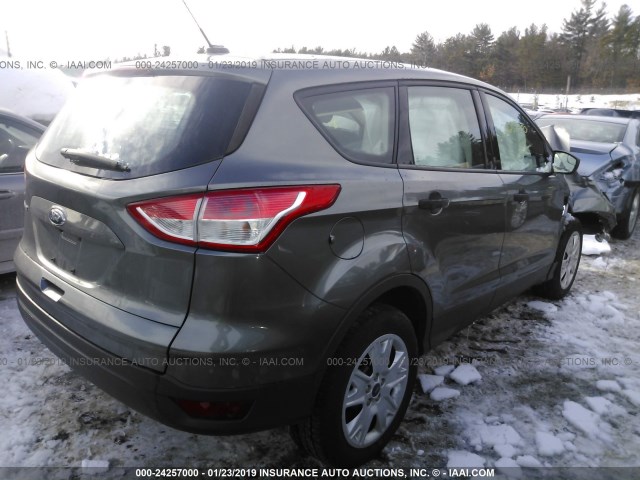 1FMCU0F74EUC13728 - 2014 FORD ESCAPE S GRAY photo 4