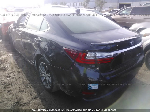 JTHBW1GG1H2142100 - 2017 LEXUS ES 300H BLUE photo 3