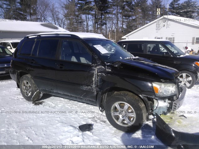 JTEEP21A960165294 - 2006 TOYOTA HIGHLANDER LIMITED BLACK photo 1