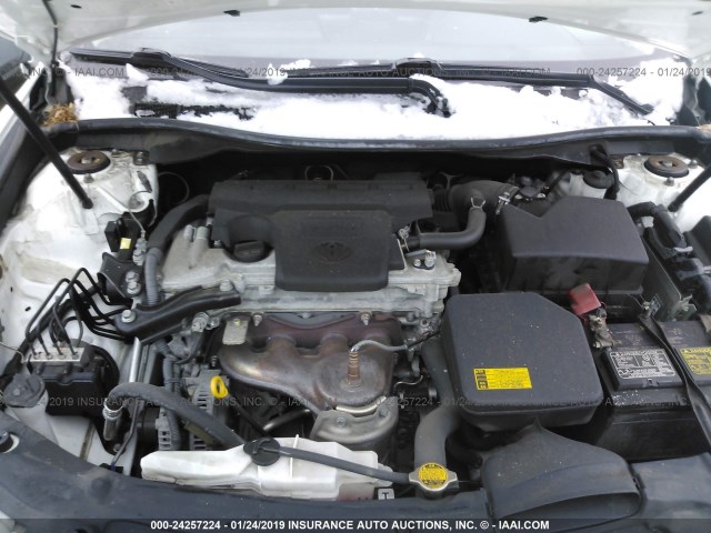 4T1BF1FK3CU509997 - 2012 TOYOTA CAMRY SE/LE/XLE 白色 照片 10