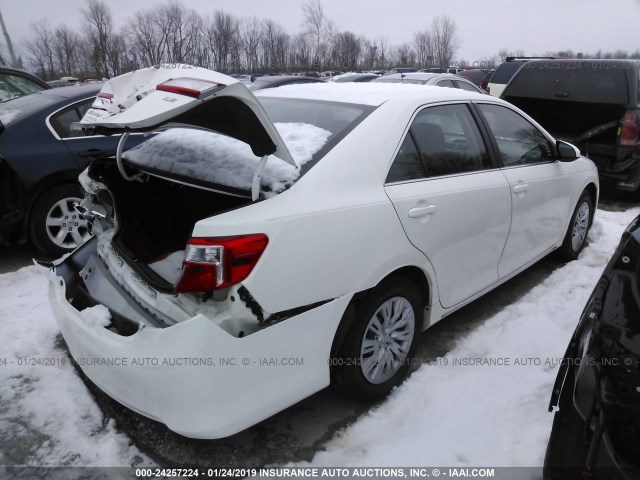 4T1BF1FK3CU509997 - 2012 TOYOTA CAMRY SE/LE/XLE 白色 照片 4