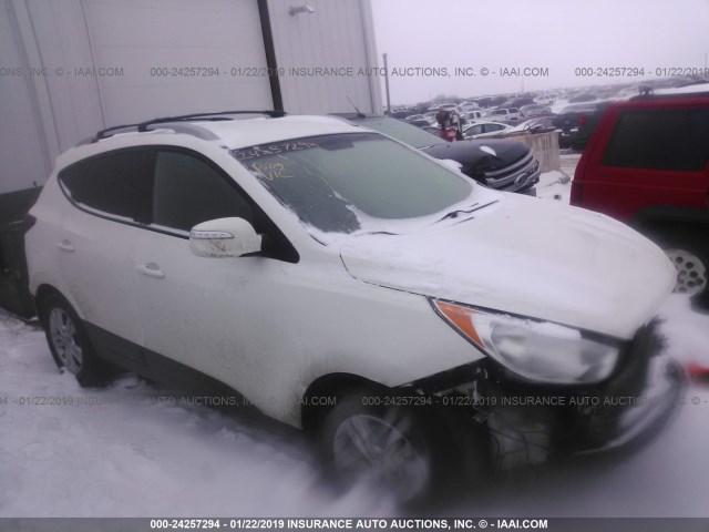 KM8JU3AC5DU649371 - 2013 HYUNDAI TUCSON GLS/LIMITED 白色 照片 1