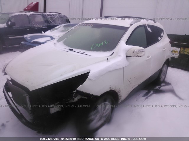 KM8JU3AC5DU649371 - 2013 HYUNDAI TUCSON GLS/LIMITED 白色 照片 2