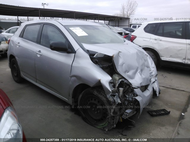 2T1KU40E59C160765 - 2009 TOYOTA COROLLA MATRIX  SILVER photo 1