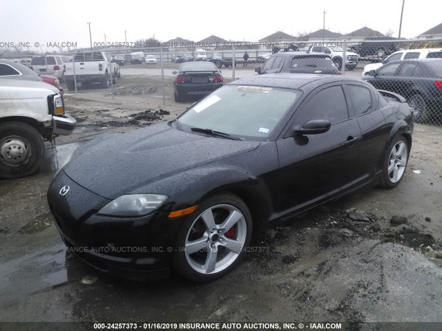 JM1FE173670213076 - 2007 MAZDA RX8 BLACK photo 2