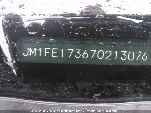 JM1FE173670213076 - 2007 MAZDA RX8 BLACK photo 9