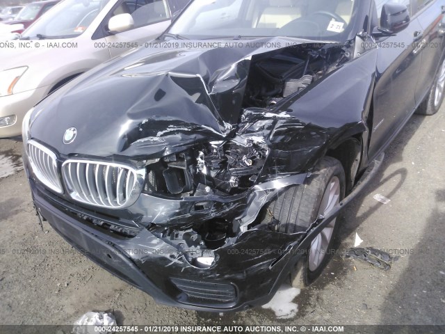 5UXWX9C5XG0D83443 - 2016 BMW X3 XDRIVE28I BLACK photo 6