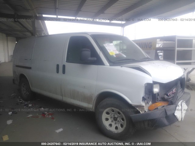 1GTS8AF47C1193733 - 2012 GMC SAVANA G1500 WHITE photo 1