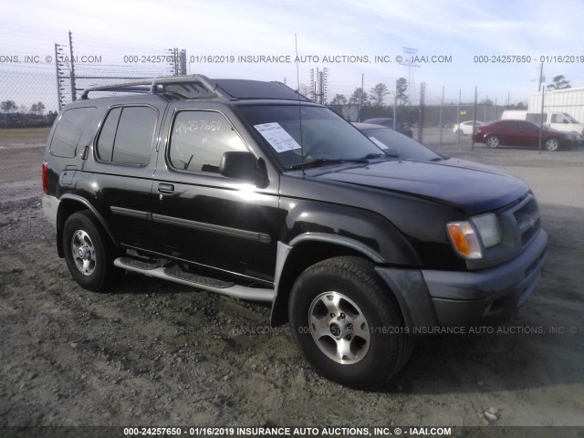 5N1ED28Y2YC591857 - 2000 NISSAN XTERRA XE/SE BLACK photo 1