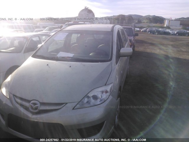 JM1CR29L380316239 - 2008 MAZDA 5 GREEN photo 2