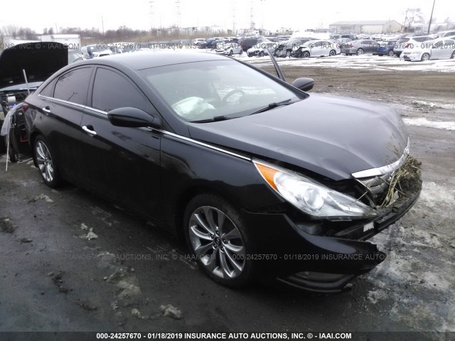 5NPEC4AB9CH408041 - 2012 HYUNDAI SONATA SE/LIMITED BLACK photo 1