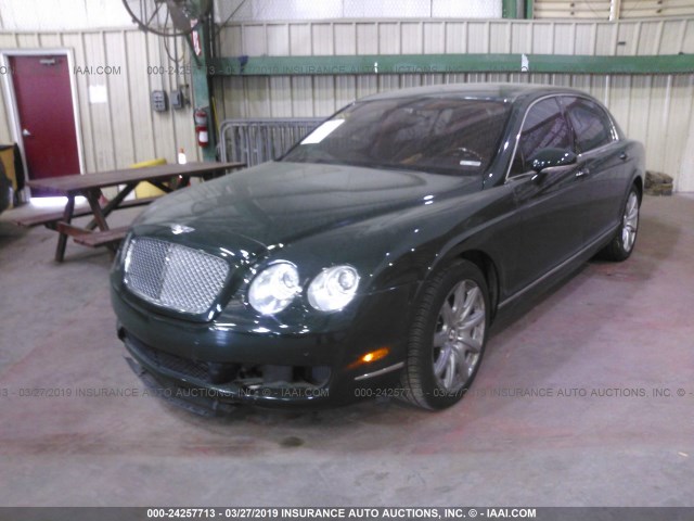 SCBBR53W86C033236 - 2006 BENTLEY CONTINENTAL FLYING SPUR GREEN photo 2