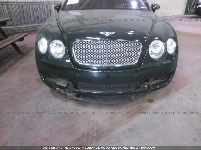 SCBBR53W86C033236 - 2006 BENTLEY CONTINENTAL FLYING SPUR GREEN photo 6