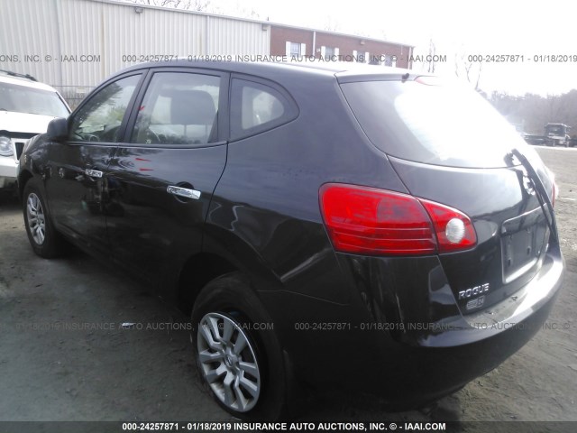 JN8AS5MV7AW142222 - 2010 NISSAN ROGUE S/SL/KROM BLACK photo 3