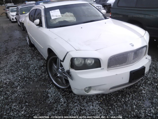 2B3KA53H07H661927 - 2007 DODGE CHARGER R/T WHITE photo 1