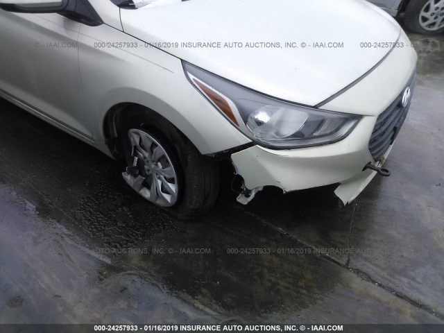 3KPC24A35JE011687 - 2018 HYUNDAI ACCENT SEL GOLD photo 6