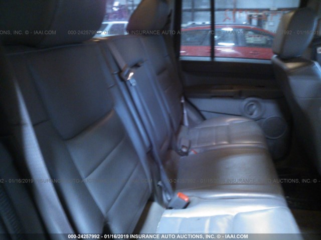 1J8HG48K97C528150 - 2007 JEEP COMMANDER BLACK photo 8