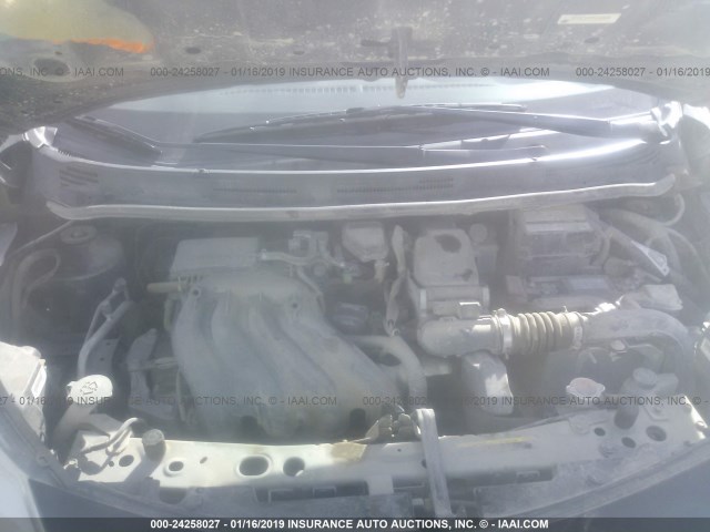 3N1CE2CP5FL389638 - 2015 NISSAN VERSA NOTE S/S PLUS/SV/SL/SR BLACK photo 10
