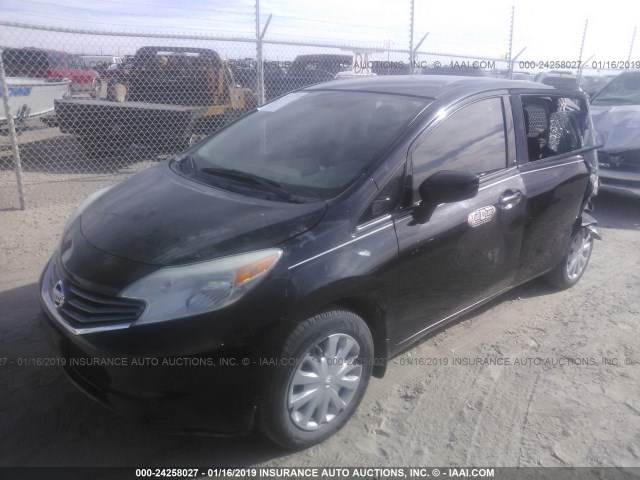 3N1CE2CP5FL389638 - 2015 NISSAN VERSA NOTE S/S PLUS/SV/SL/SR BLACK photo 2