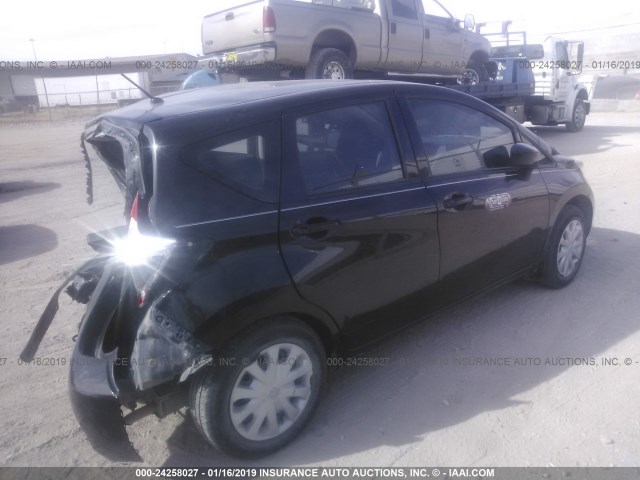 3N1CE2CP5FL389638 - 2015 NISSAN VERSA NOTE S/S PLUS/SV/SL/SR BLACK photo 4
