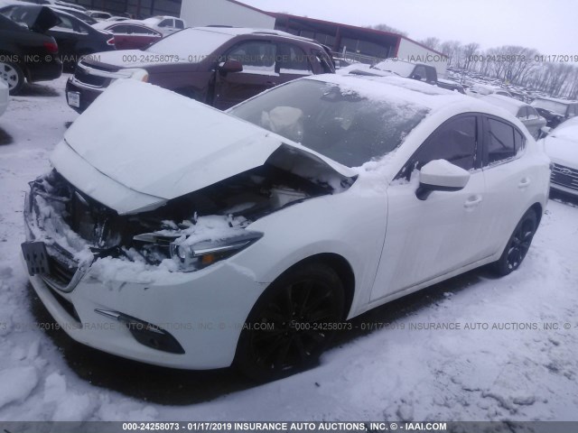 3MZBN1W37JM160924 - 2018 MAZDA 3 GRAND TOURING WHITE photo 2