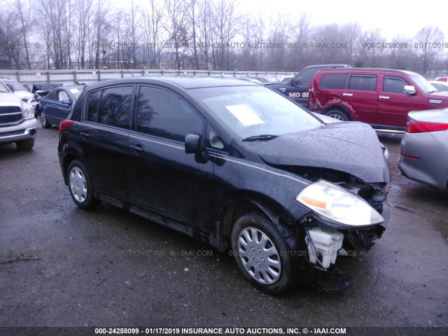 3N1BC13E59L380114 - 2009 NISSAN VERSA S/SL BLACK photo 1