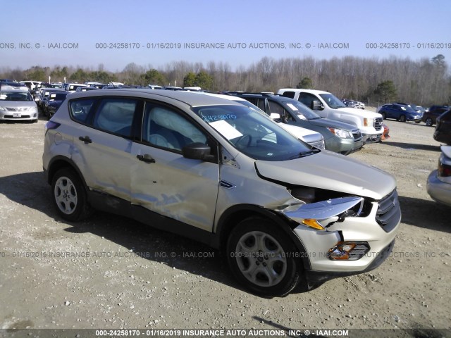 1FMCU0F7XHUC92536 - 2017 FORD ESCAPE S SILVER photo 1