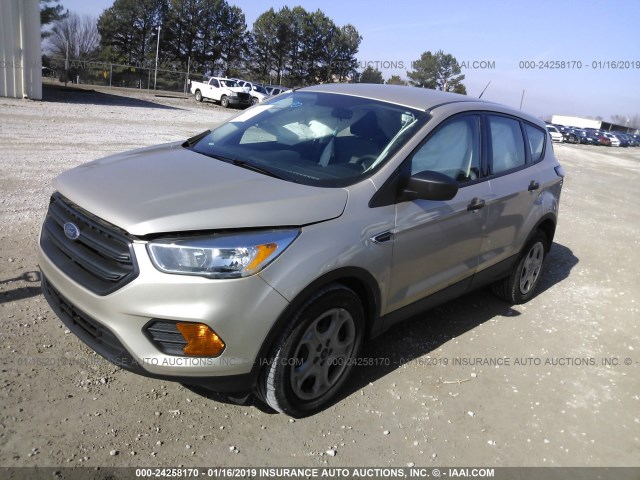 1FMCU0F7XHUC92536 - 2017 FORD ESCAPE S SILVER photo 2