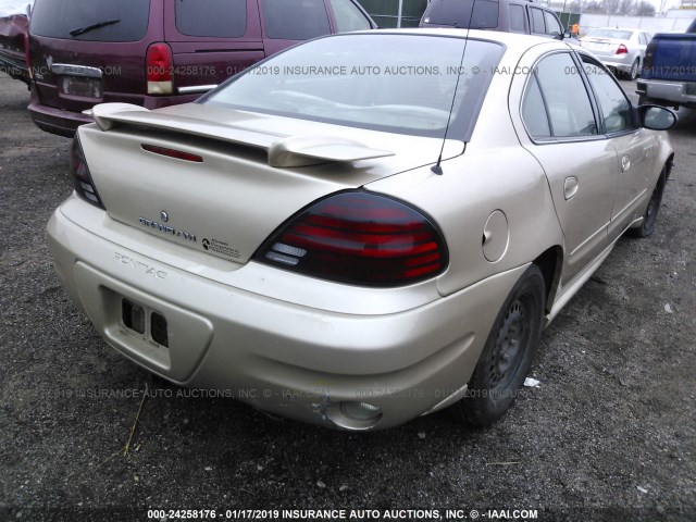 1G2NE52EX5M119501 - 2005 PONTIAC GRAND AM SE GOLD photo 4