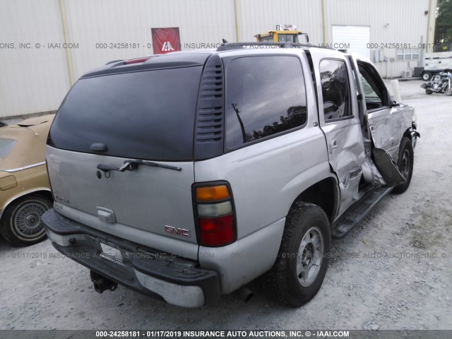 1GKEC13Z85J259144 - 2005 GMC YUKON TAN photo 4