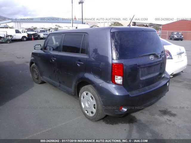 JTLZE4FE3B1129080 - 2011 TOYOTA SCION XB BLUE photo 3