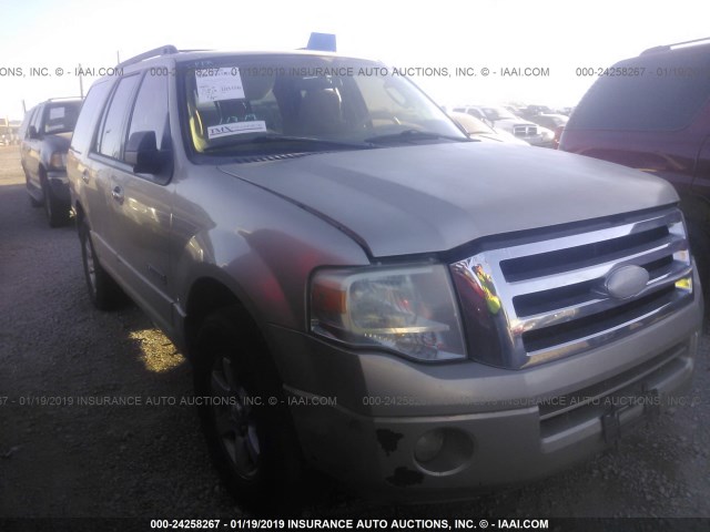 1FMFU15577LA92205 - 2007 FORD EXPEDITION XLT BEIGE photo 1