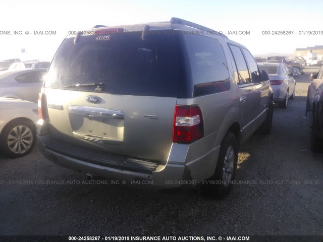 1FMFU15577LA92205 - 2007 FORD EXPEDITION XLT BEIGE photo 4