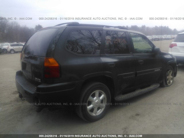 1GKDT13S532277848 - 2003 GMC ENVOY BLACK photo 4